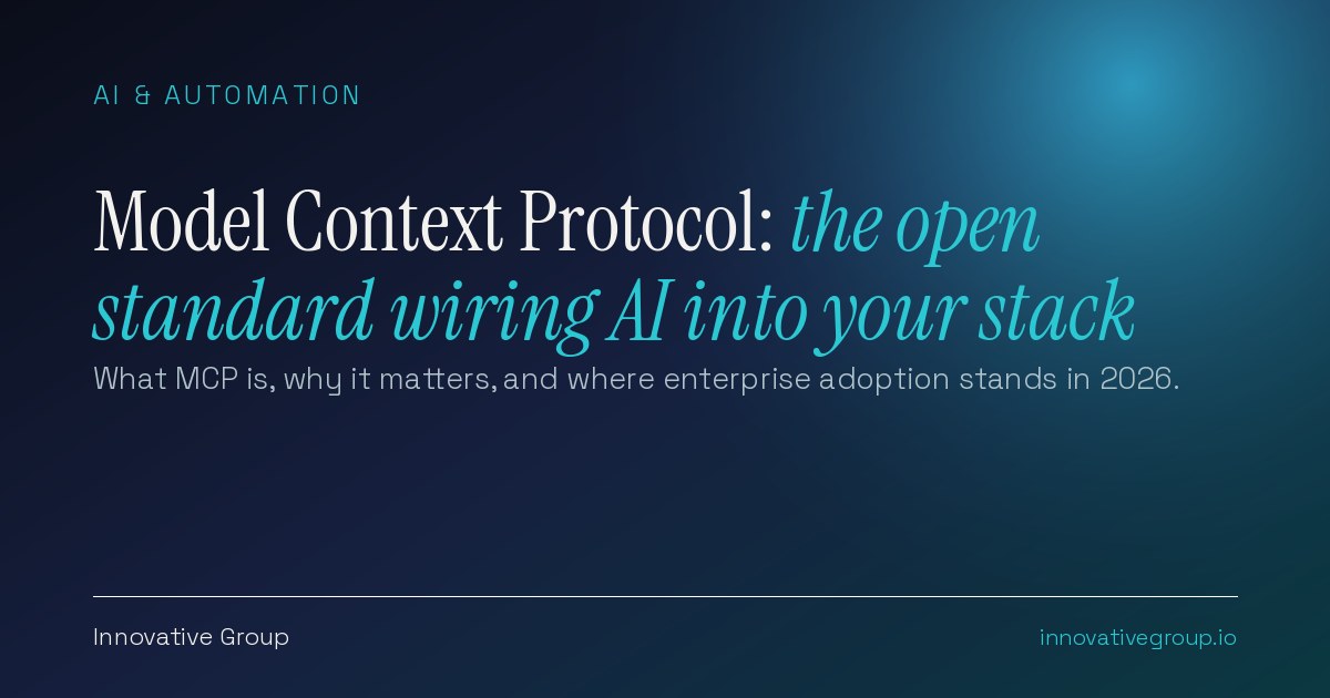 Model Context Protocol: the open standard that wires AI into your stack